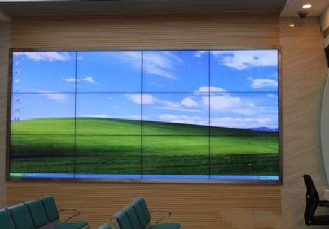 金秀液晶拼接屏的另类用法。